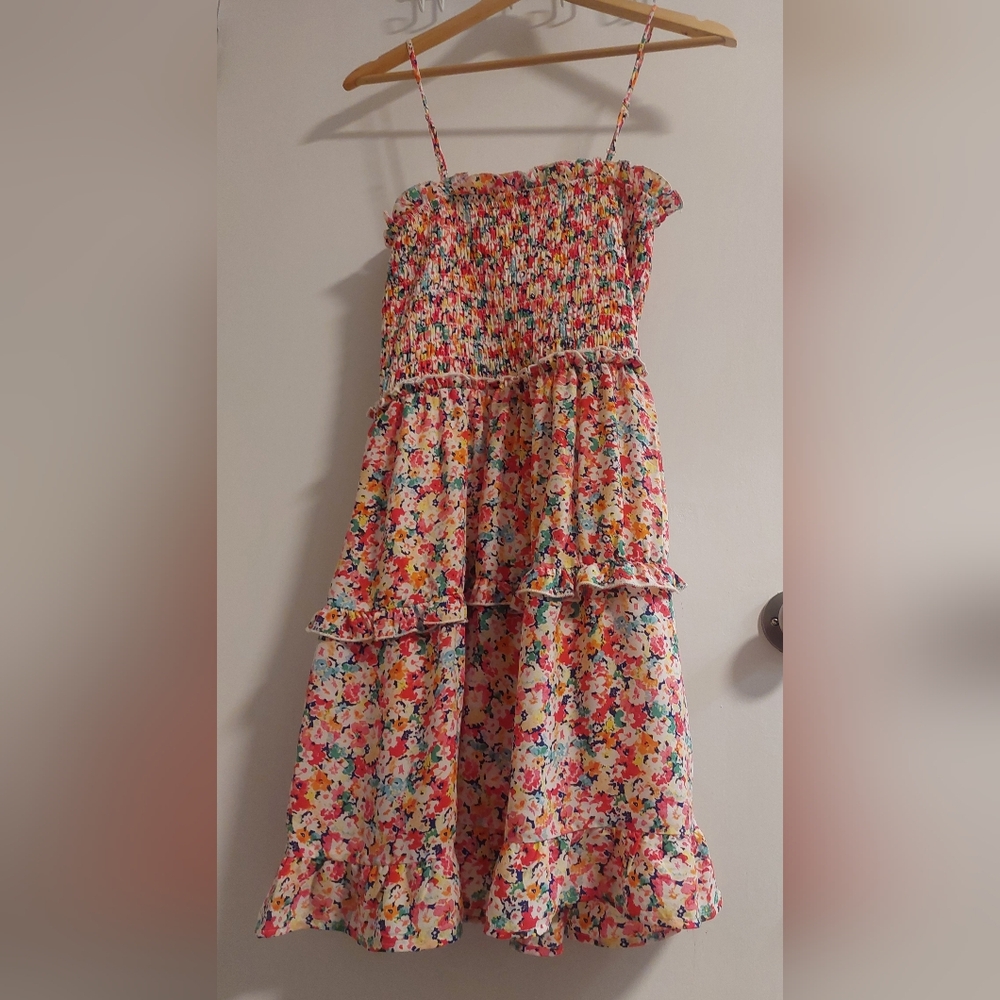 Jessica Simpson Multicolor Floral Mini Dress - Picture 2 of 6